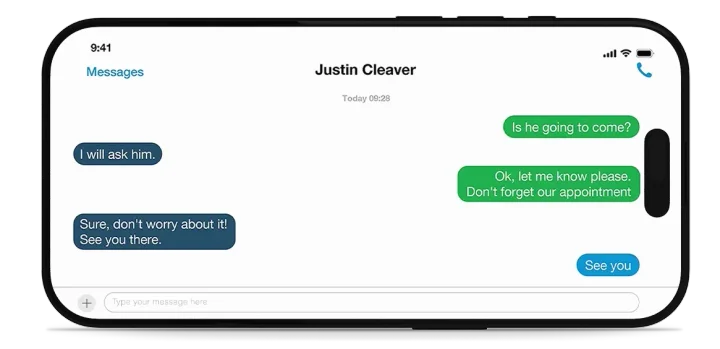 KvantPhone: All-around secure chat functionality