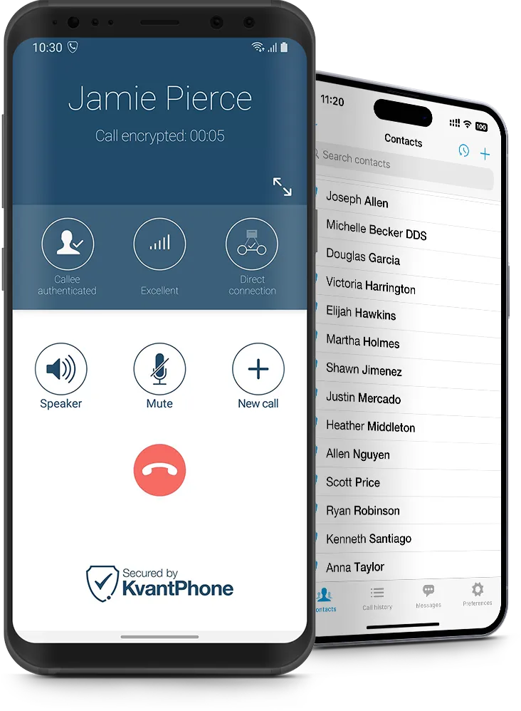 KvantPhone protects your calls and messages